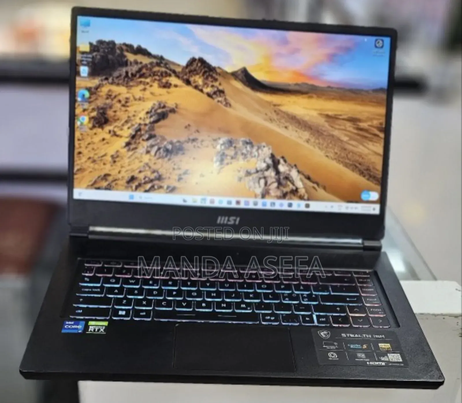 New Laptop MSI 16GB Intel Core I7 SSD 1T