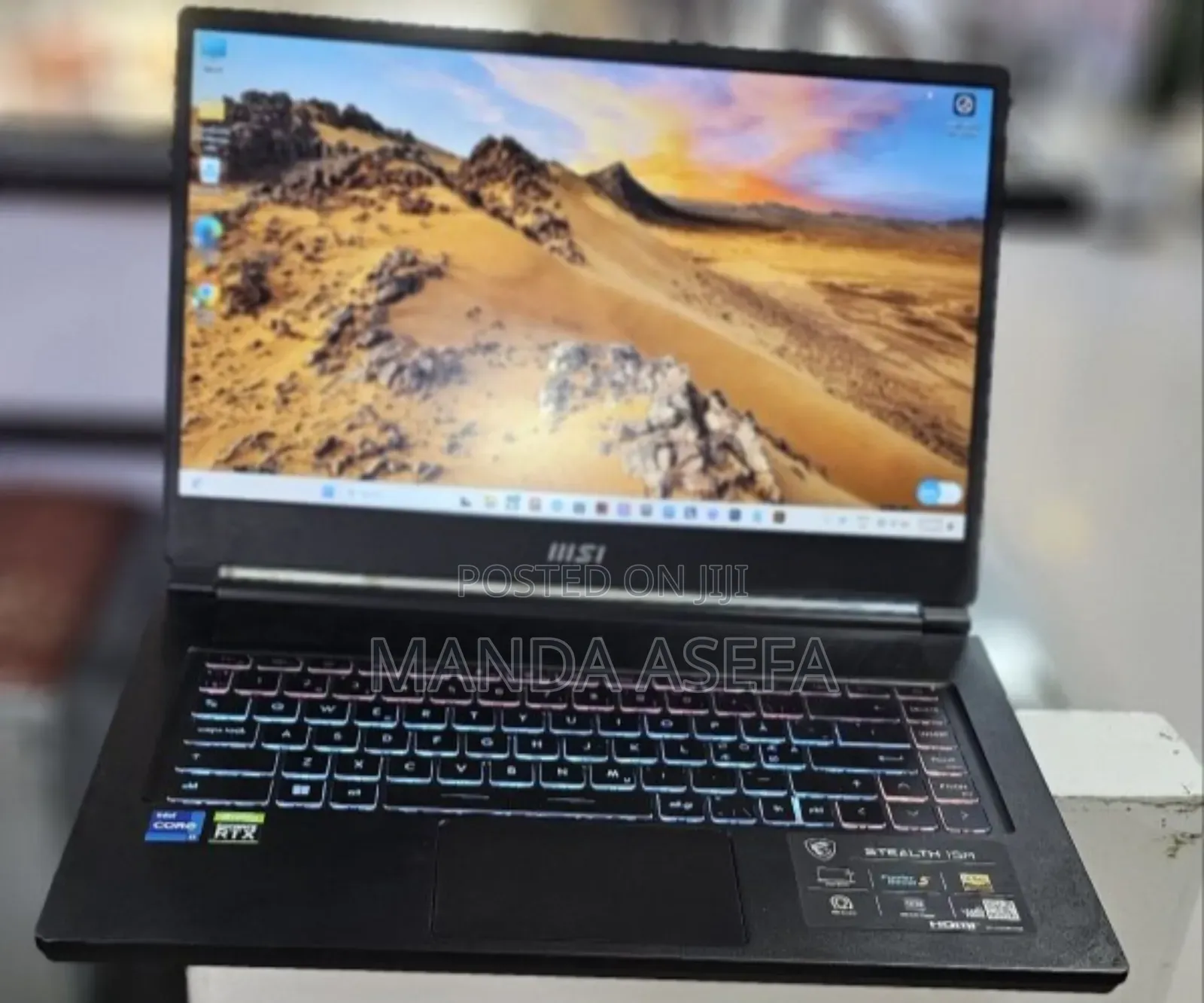 New Laptop MSI 16GB Intel Core I7 SSD 1T