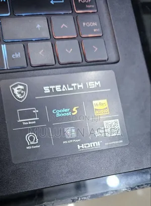 New Laptop MSI GS63 7RD Stealth 16GB Intel Core I7 SSD 1T