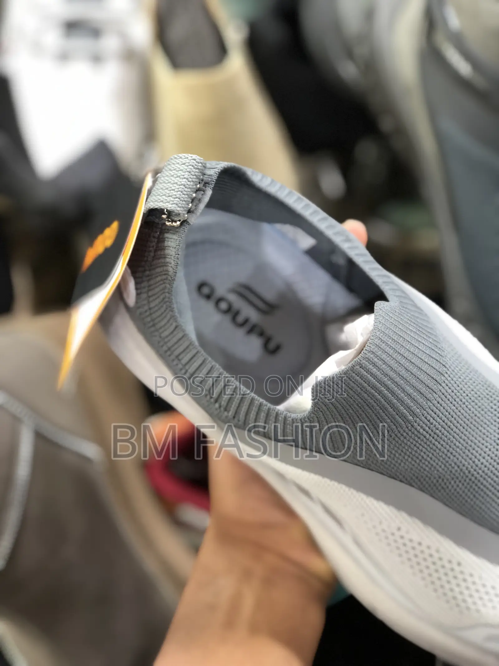 Goupu Sneakers Gray No Laces