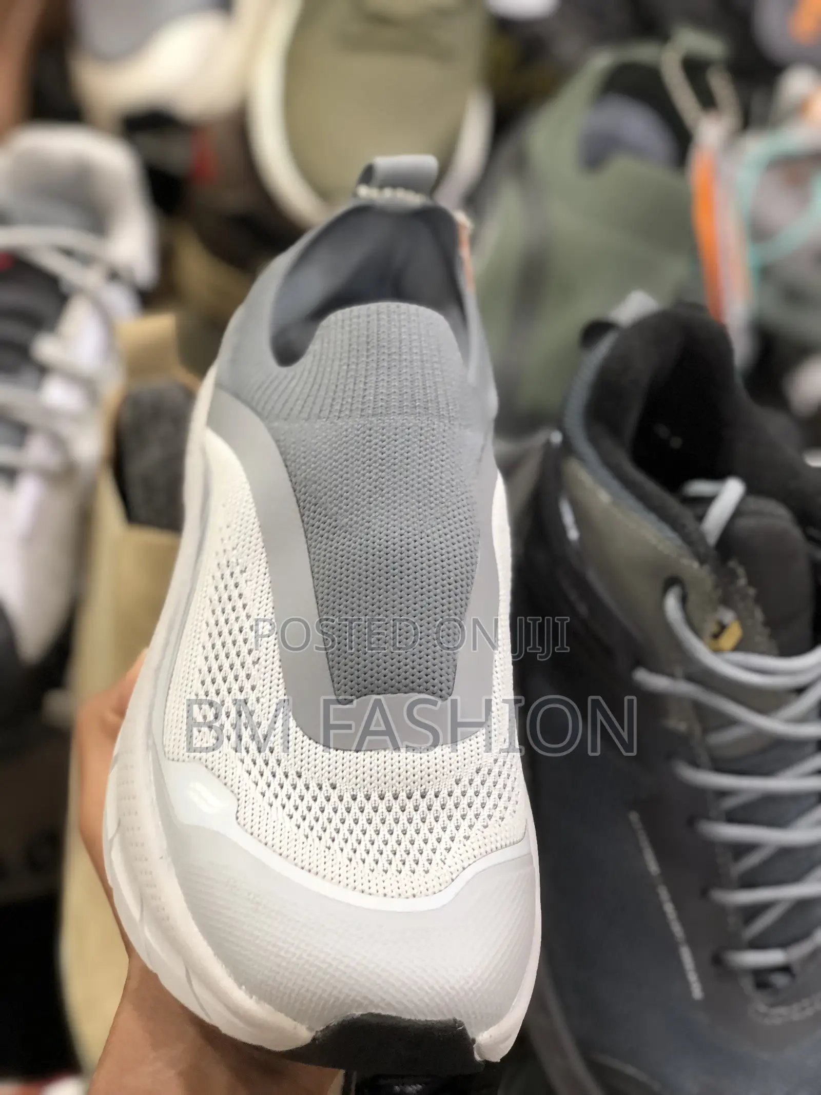 Goupu Sneakers Gray No Laces