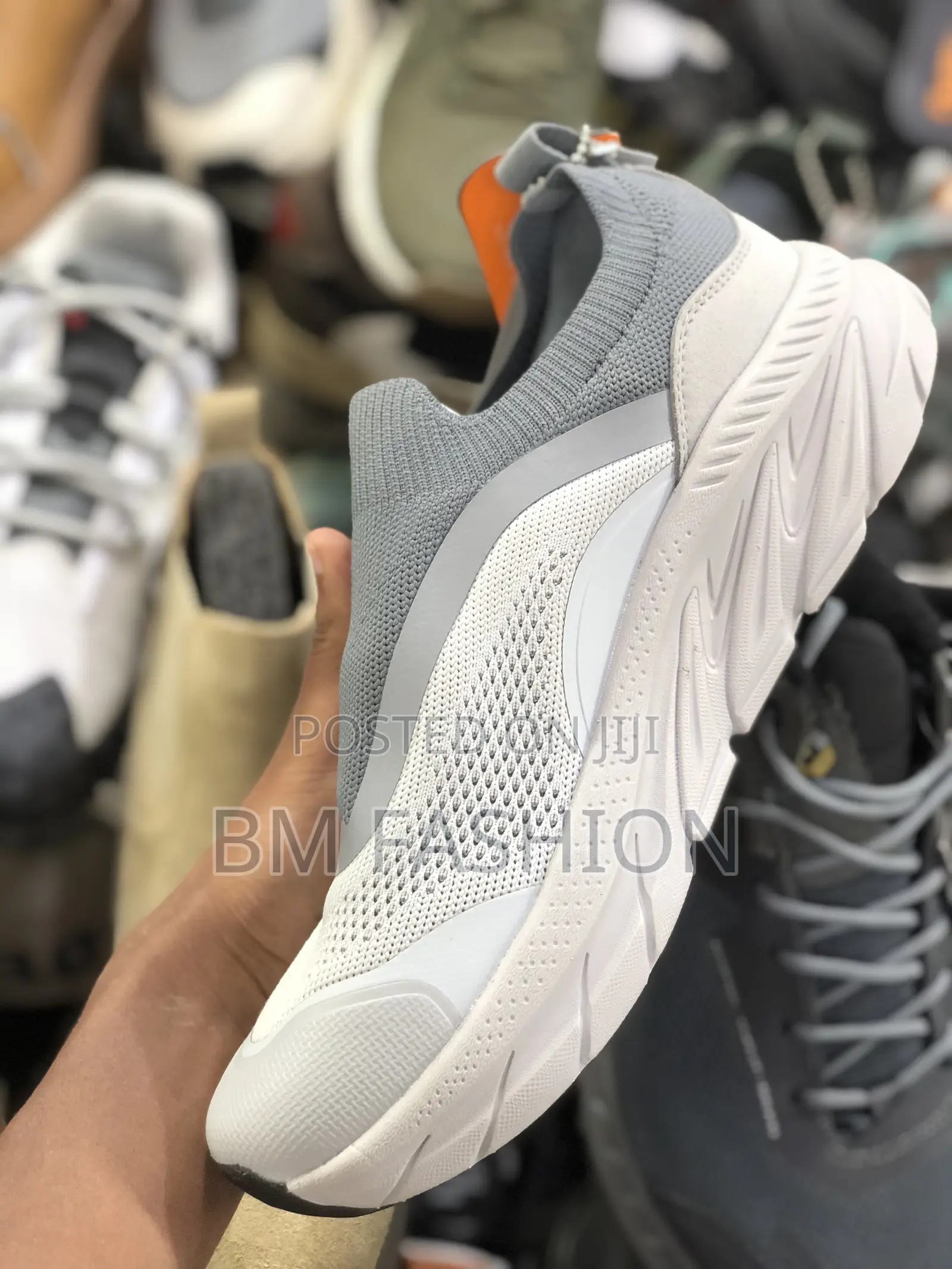 Goupu Sneakers Gray No Laces