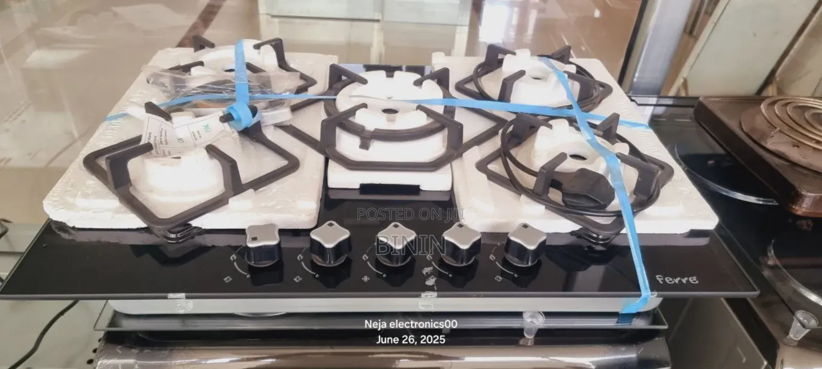 Built-in Cabinet 70.Cm Kitchen Top 5-Gas Stove Cooker Cerami