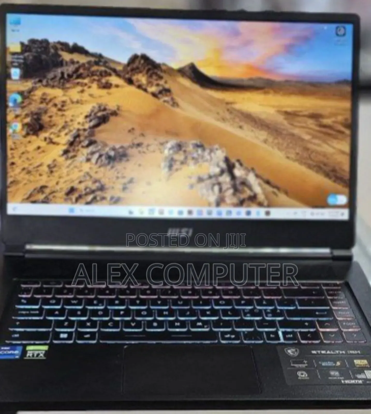 New Laptop MSI Stealth 16 AI Studio 16GB Intel Core I7 SSD 1T