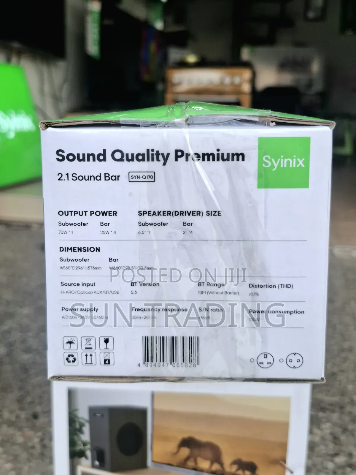 Syinix Premium 2.1 Sound Bar System | 170w Syn- Q170