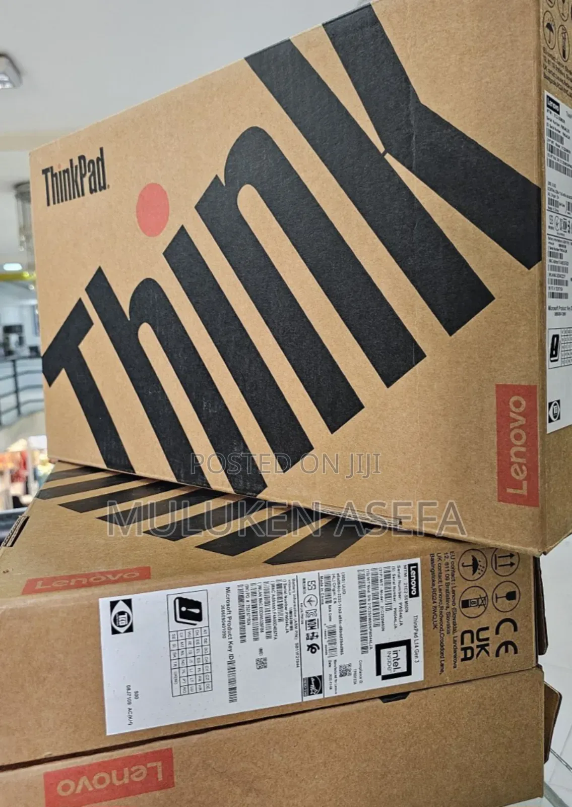 New Laptop Lenovo Thinkpad L14 16GB Intel Core I5 SSD 256GB