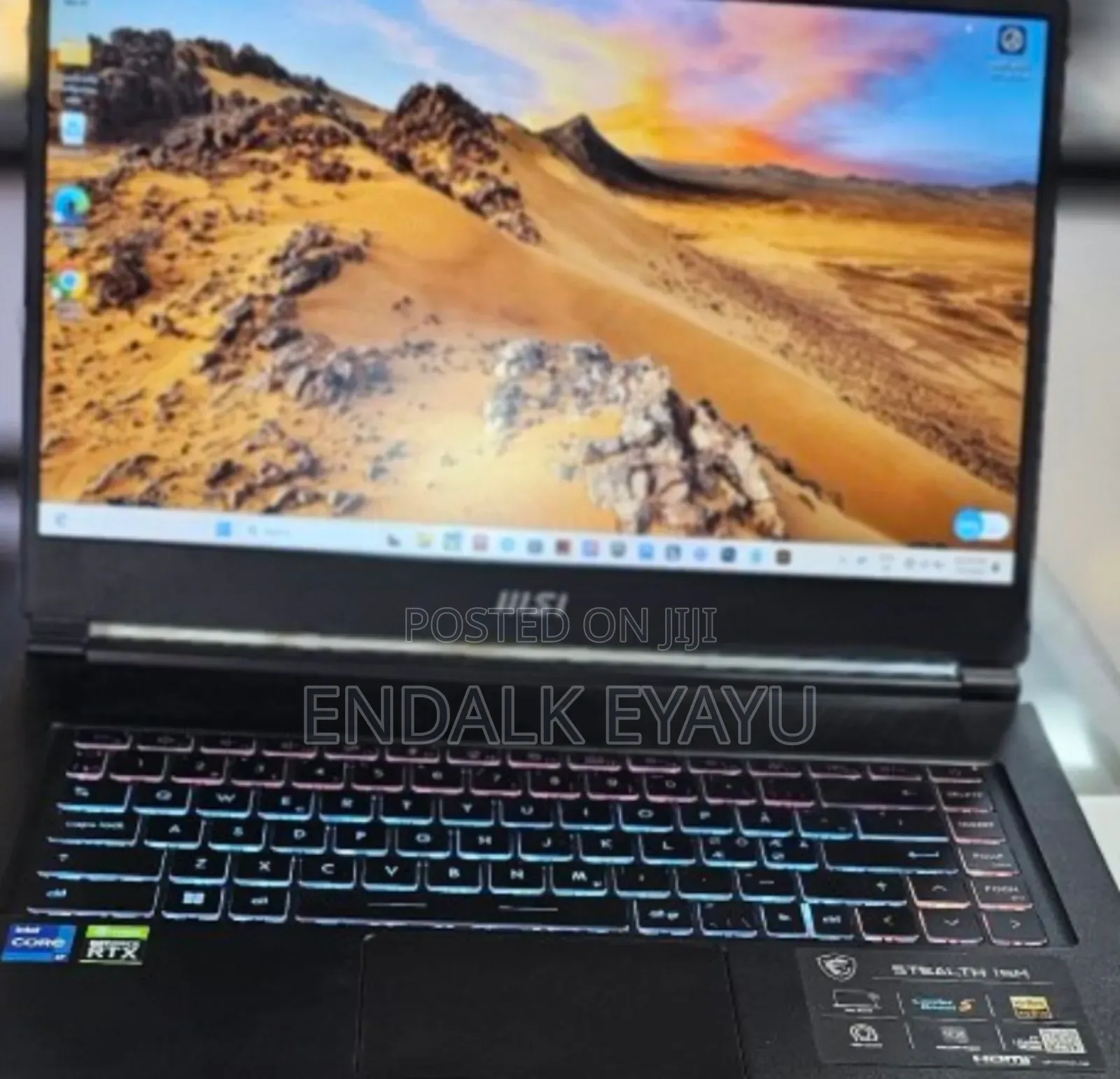 New Laptop MSI 16GB Intel Core I7 SSD 1T