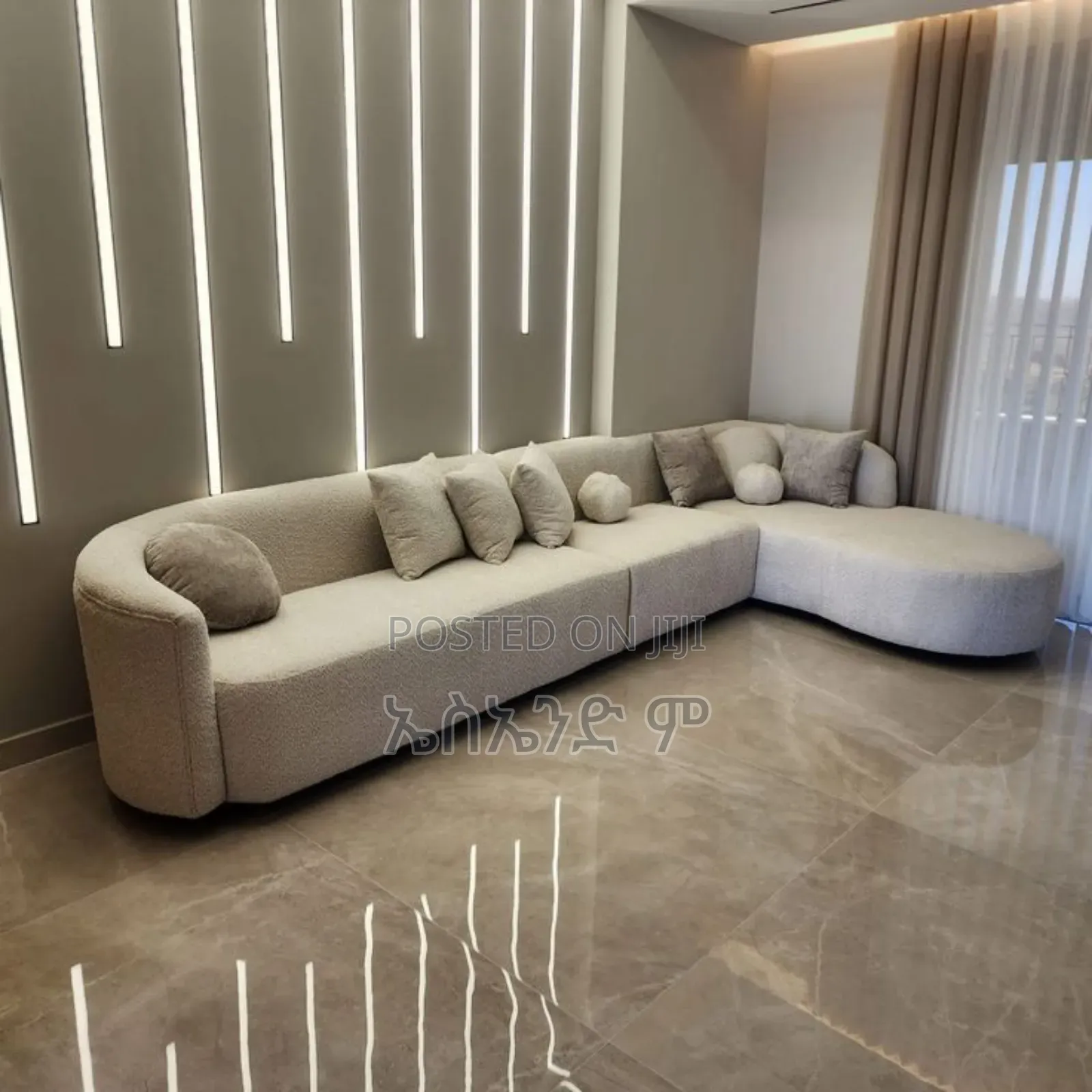 Ammar L Shaped Sofa Set