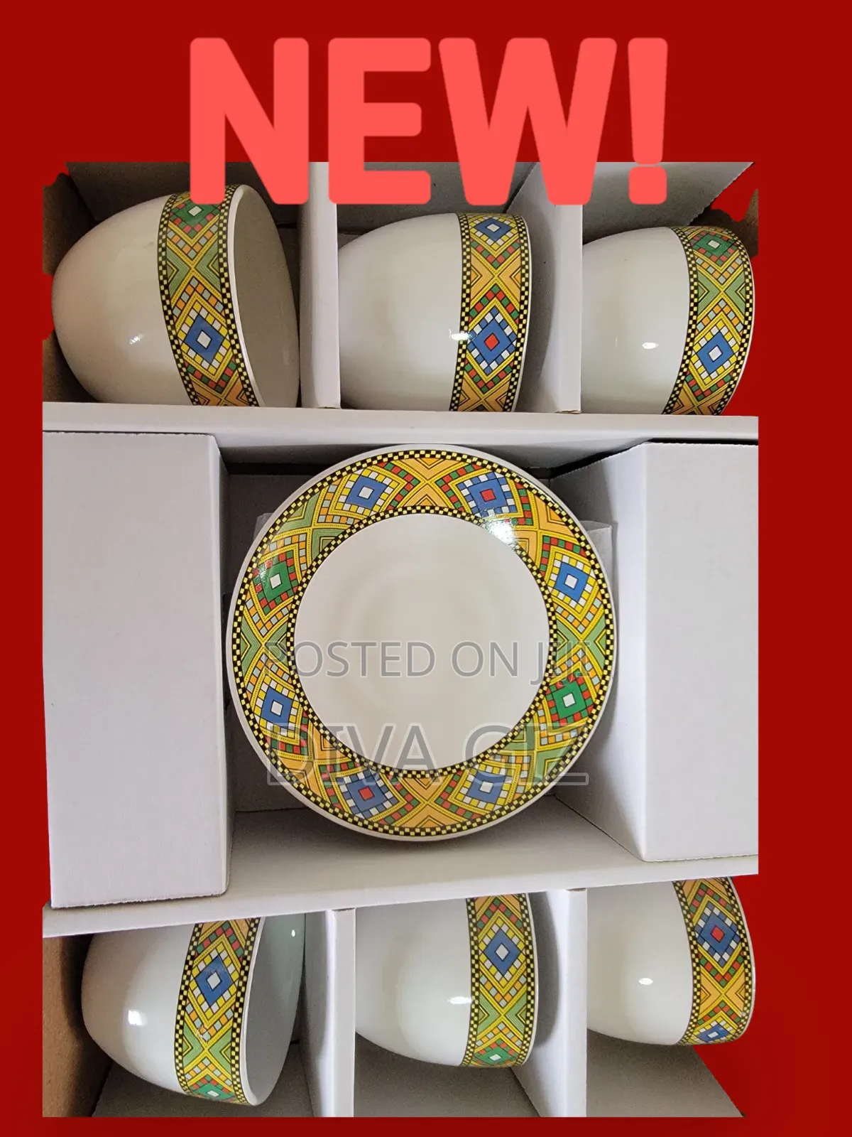 Ceramic Coffee Cups. 6 Cups