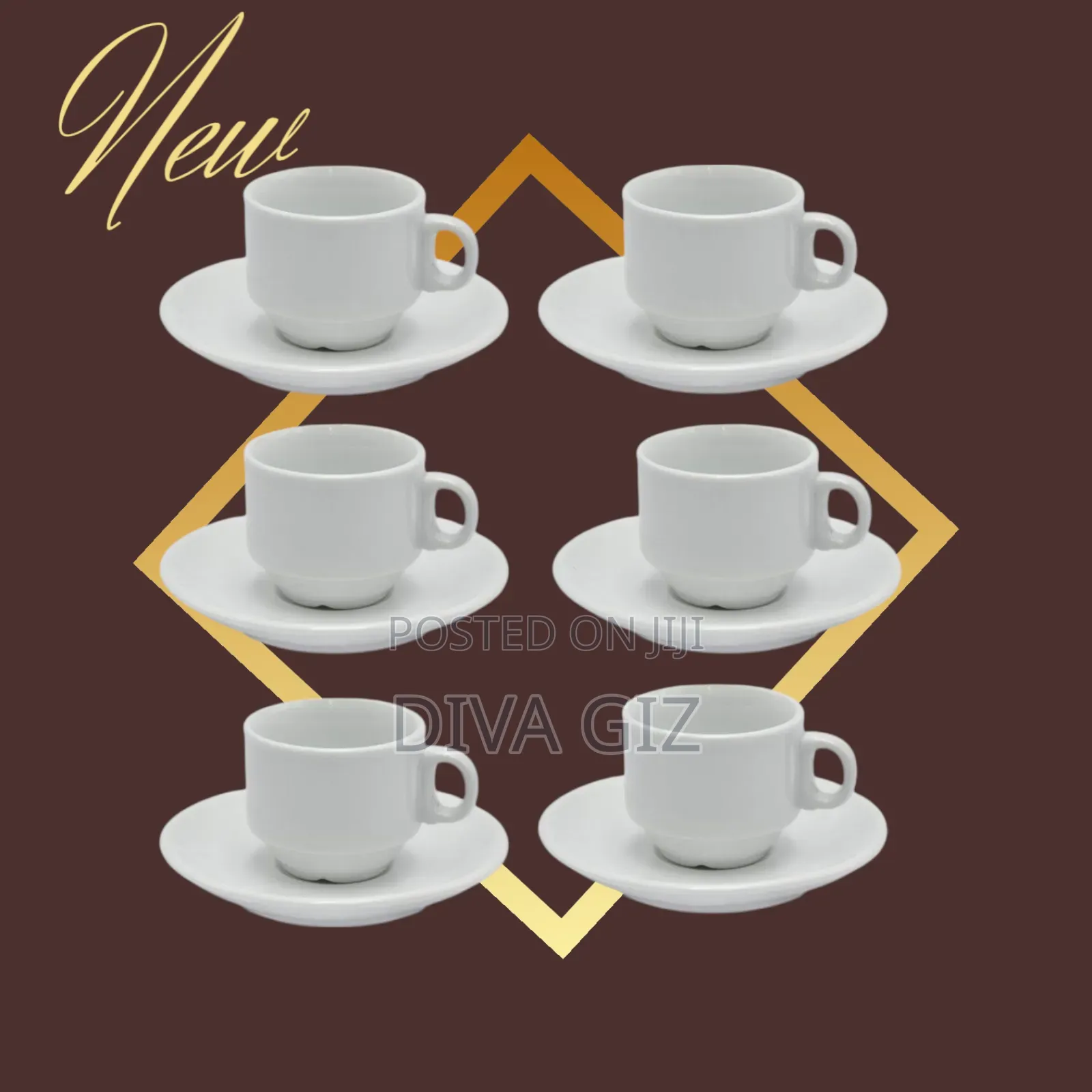 Tea/Milk Cups. 6 Pirce