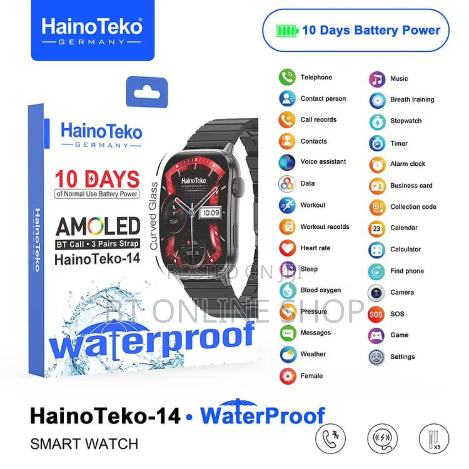 Hainoteko-14 Germany Smart Watch