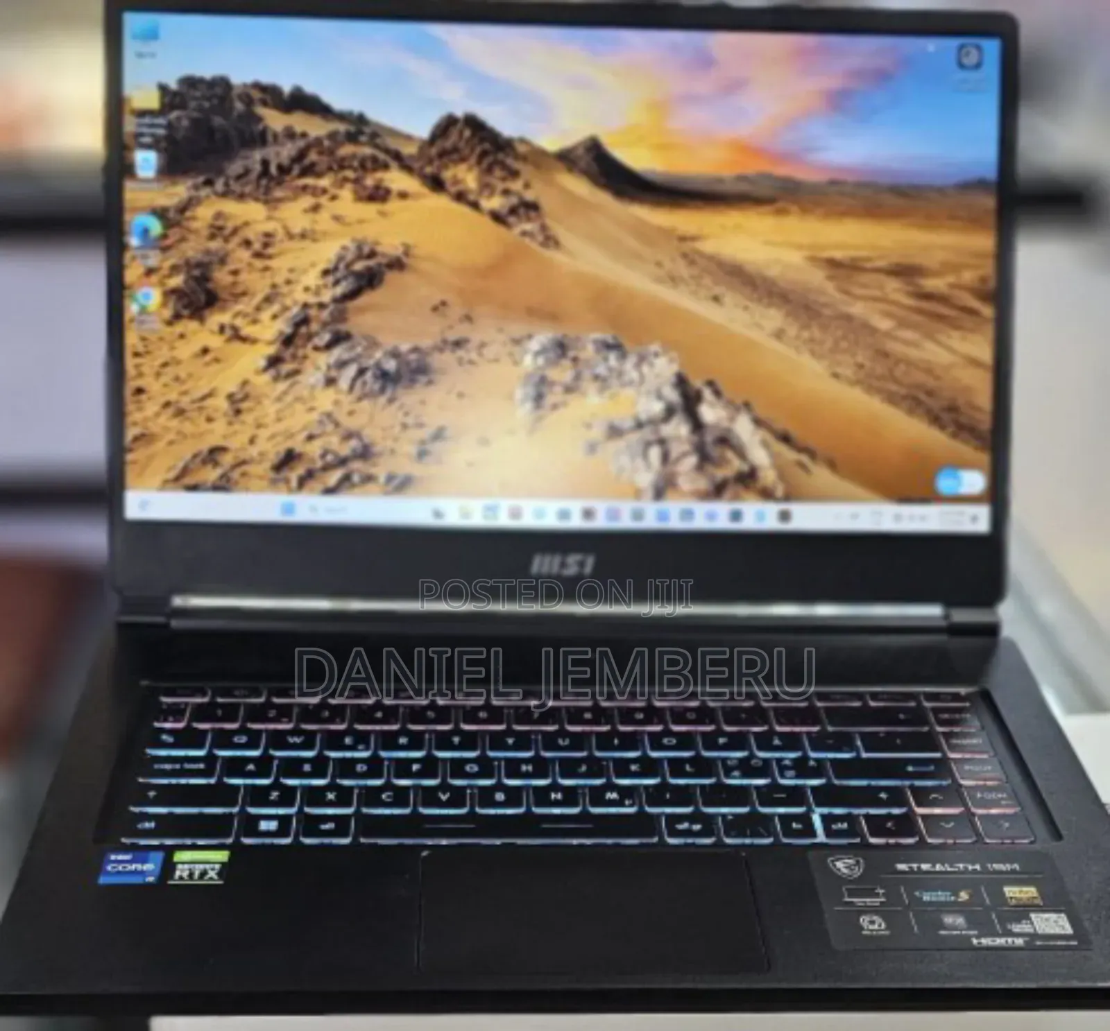 New Laptop MSI Stealth 16 AI Studio 16GB Intel Core I7 SSD 1T