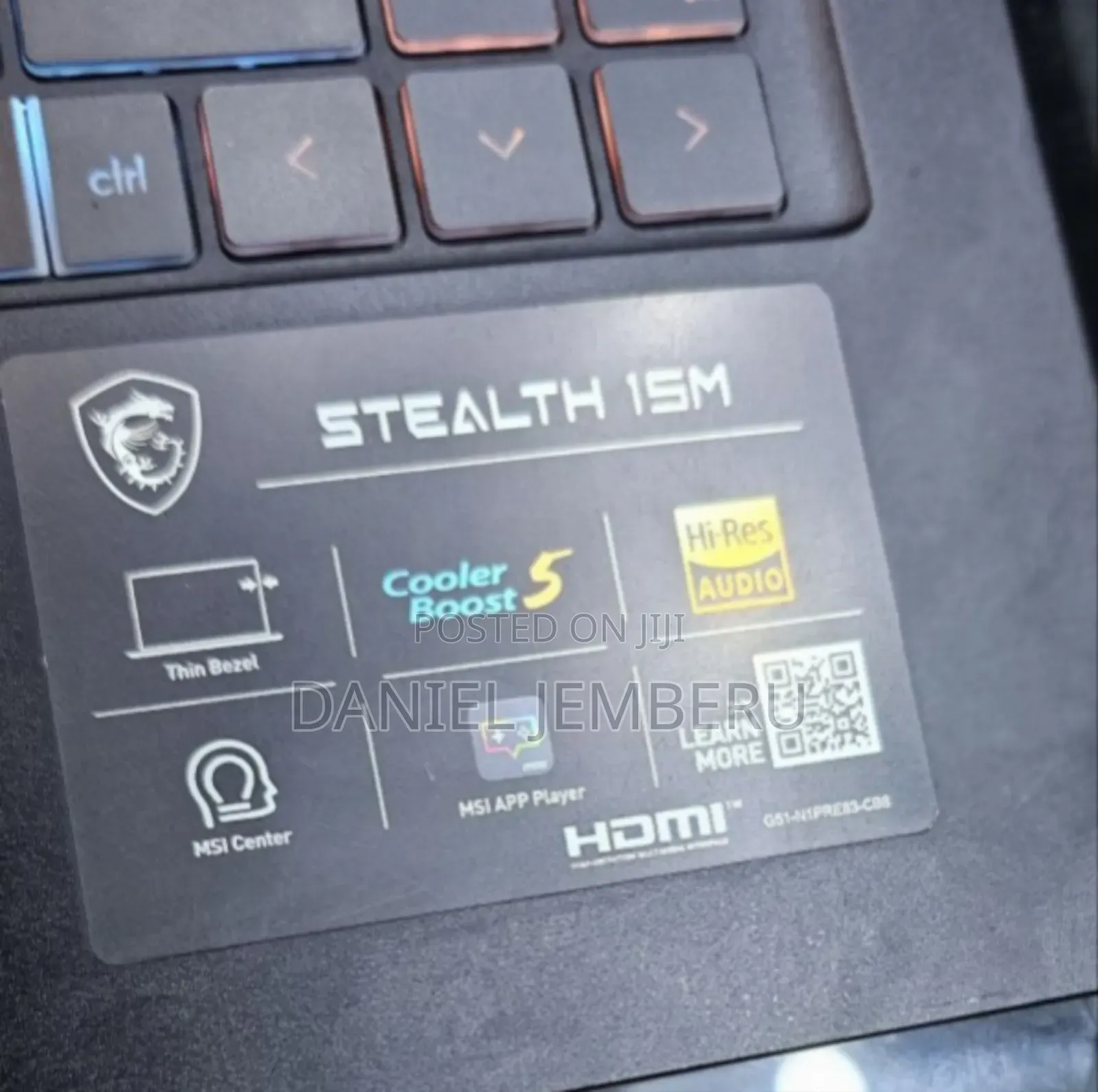 New Laptop MSI Stealth 16 AI Studio 16GB Intel Core I7 SSD 1T