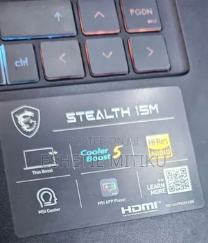 New Laptop MSI 16GB Intel Core I7 SSD 1T