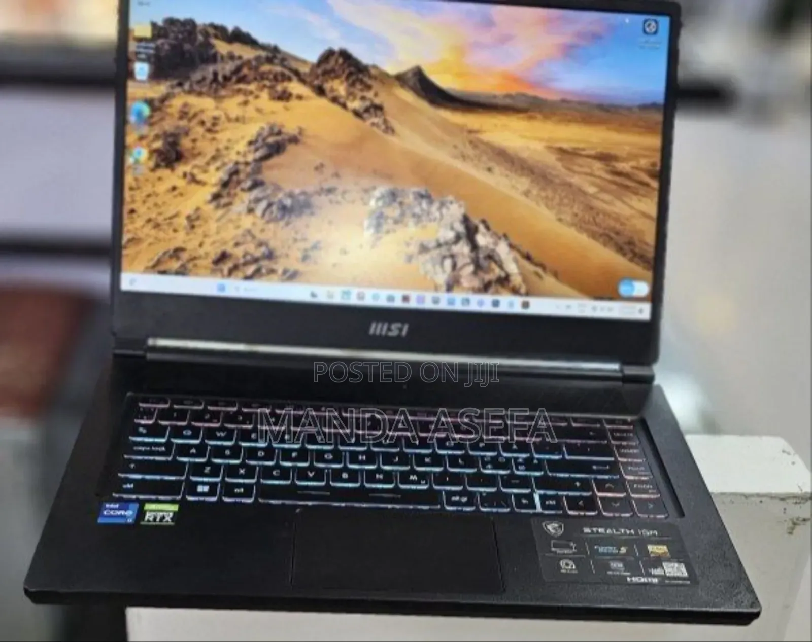 New Laptop MSI 16GB Intel Core I7 SSD 1T