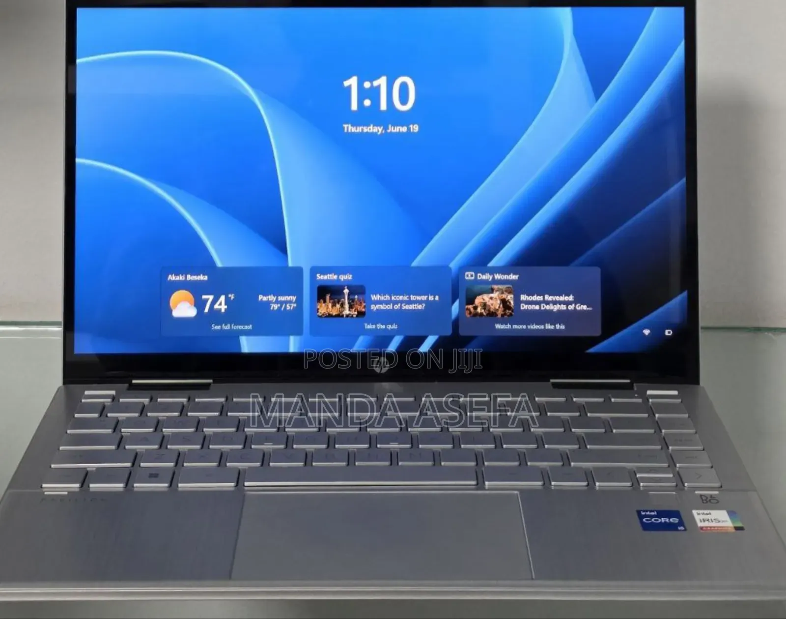 New Laptop HP Pavilion 14 X360 2-in-1 16GB Intel Core I5 SSD 512GB