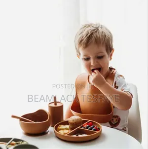 Multicolor Silicone Baby Feeding Set