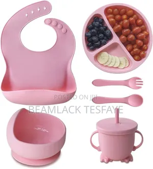 Multicolor Silicone Baby Feeding Set