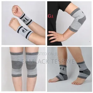 8pcs Bamboo Charcoal Fitness Protective Gear Set