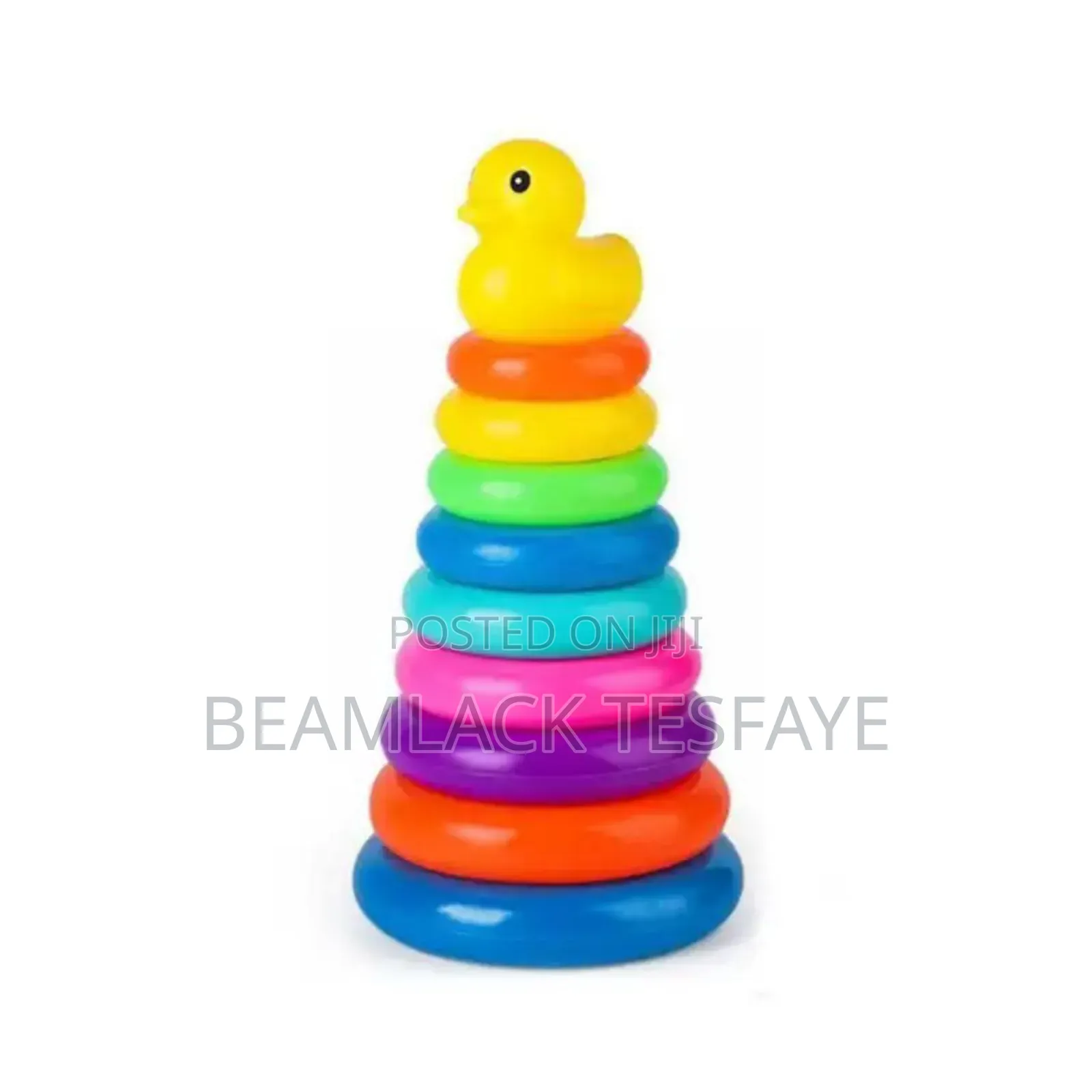 Rainbow Ring Tower Toy for Baby 
ቦንቦሊኖ መጫወቻ