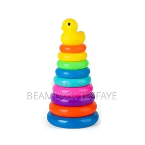 Rainbow Ring Tower Toy for Baby 
ቦንቦሊኖ መጫወቻ