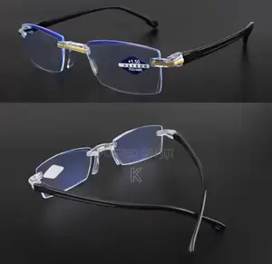 Frameless Anti-Blue Light Reading Glasse +1