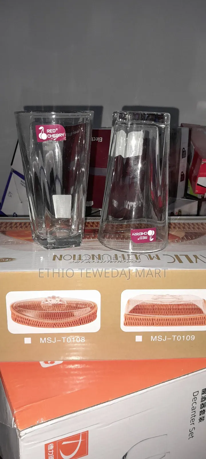 6 ፍሬ ባለ 5 ማዕዘን ውሃ ብርጭቆ Normal Water Glass