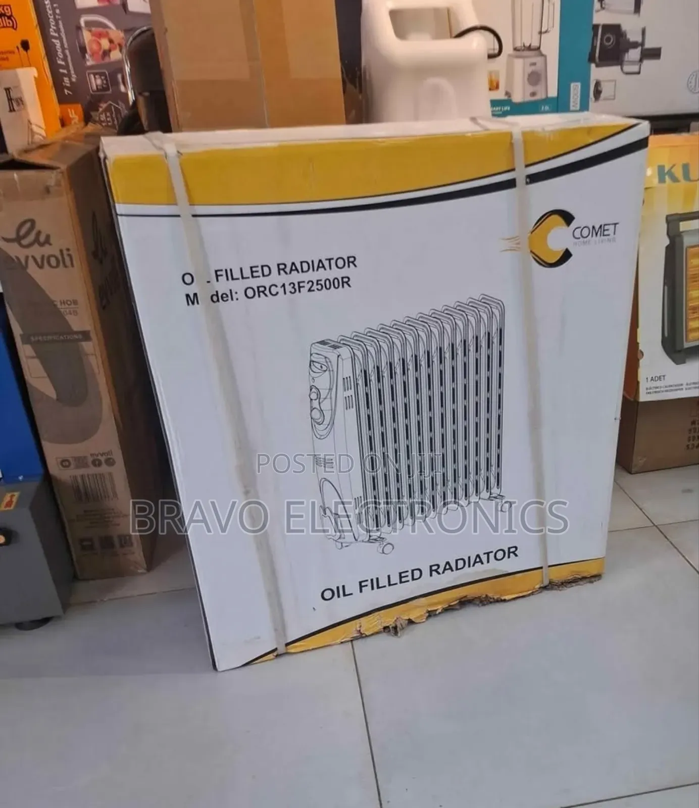  Winter Boss! Comet Oil Heater—Fast Safe Heating 13fin