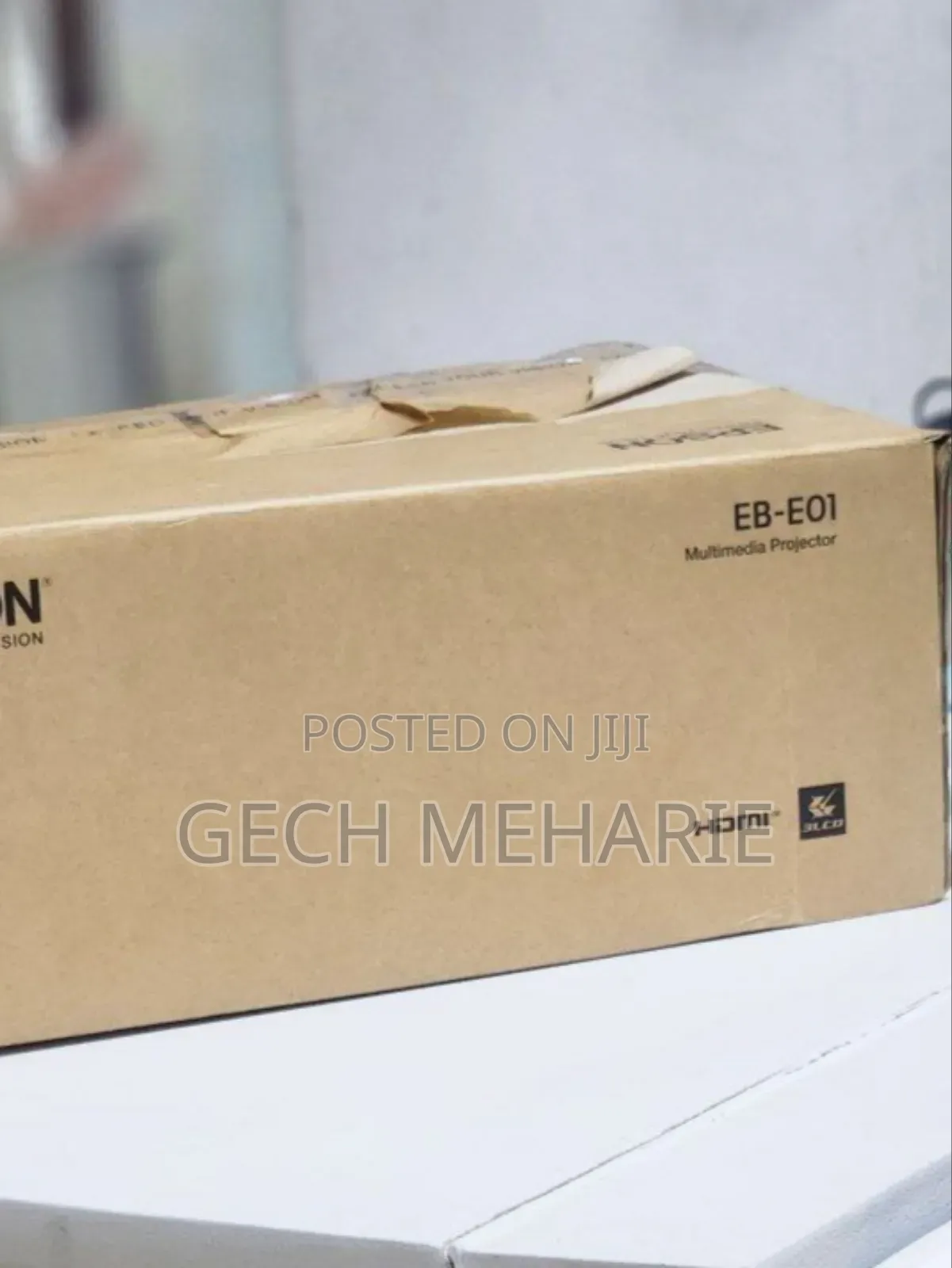 Epson Projector Brand With Cartoon Model Name: Eb-E01