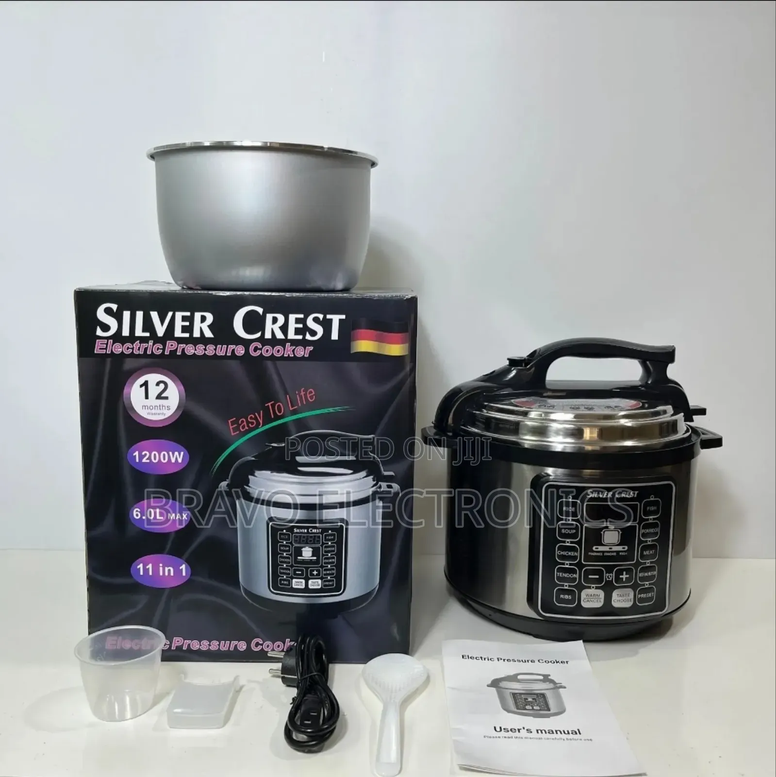 Silver Crest Digital Pressure Cooker – Fast, Smart Safe!