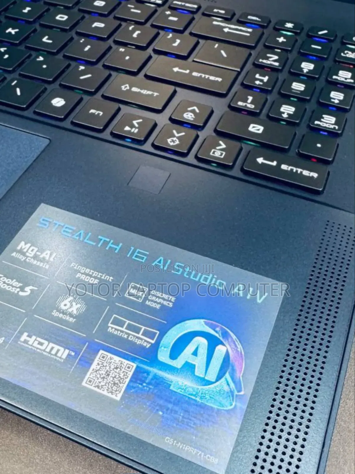 New Laptop MSI Prestige 16 AI Studio 32GB Intel Core Ultra 9 SSD 1.5T