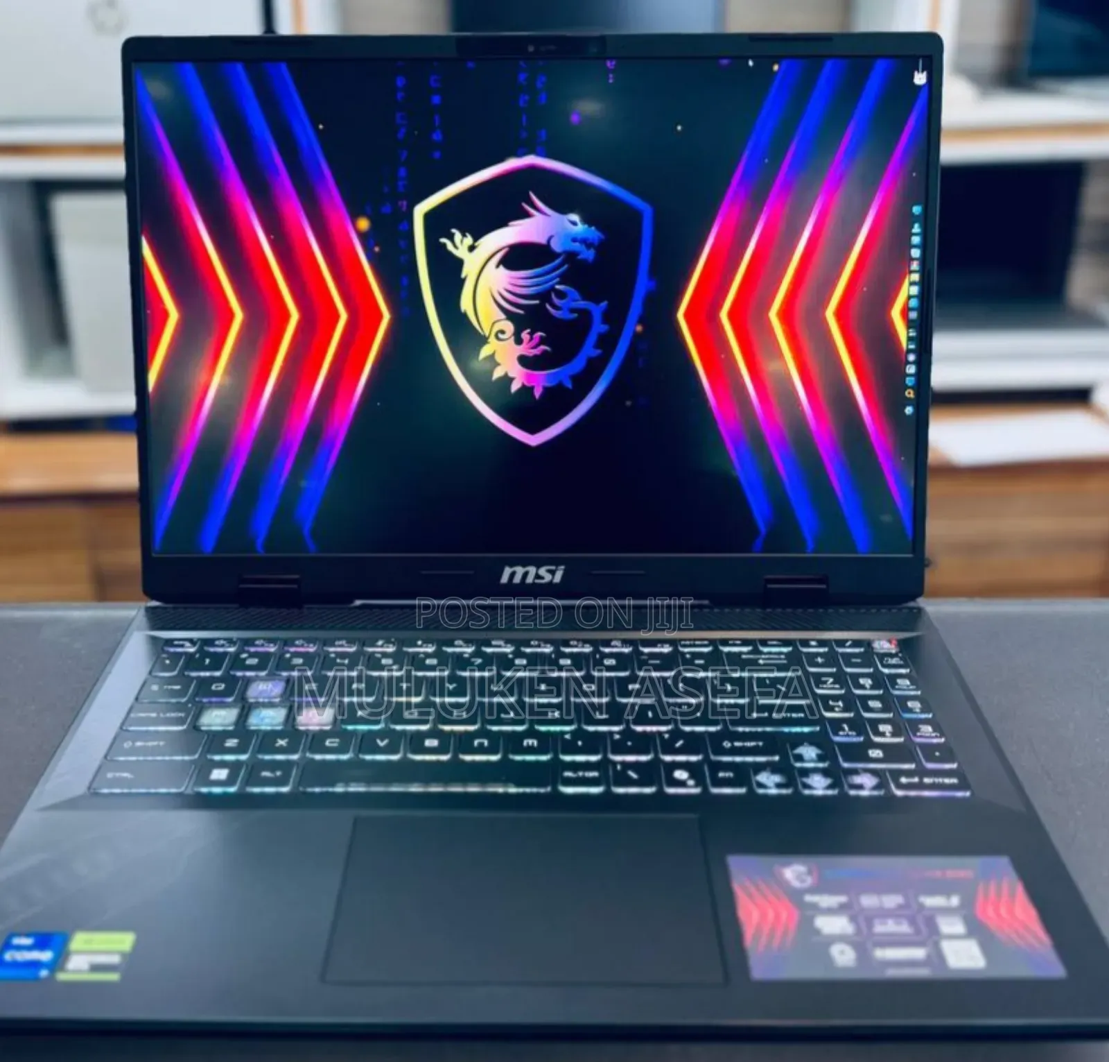 New Laptop MSI Crosshair 15 16GB Intel Core I7 SSD 1T