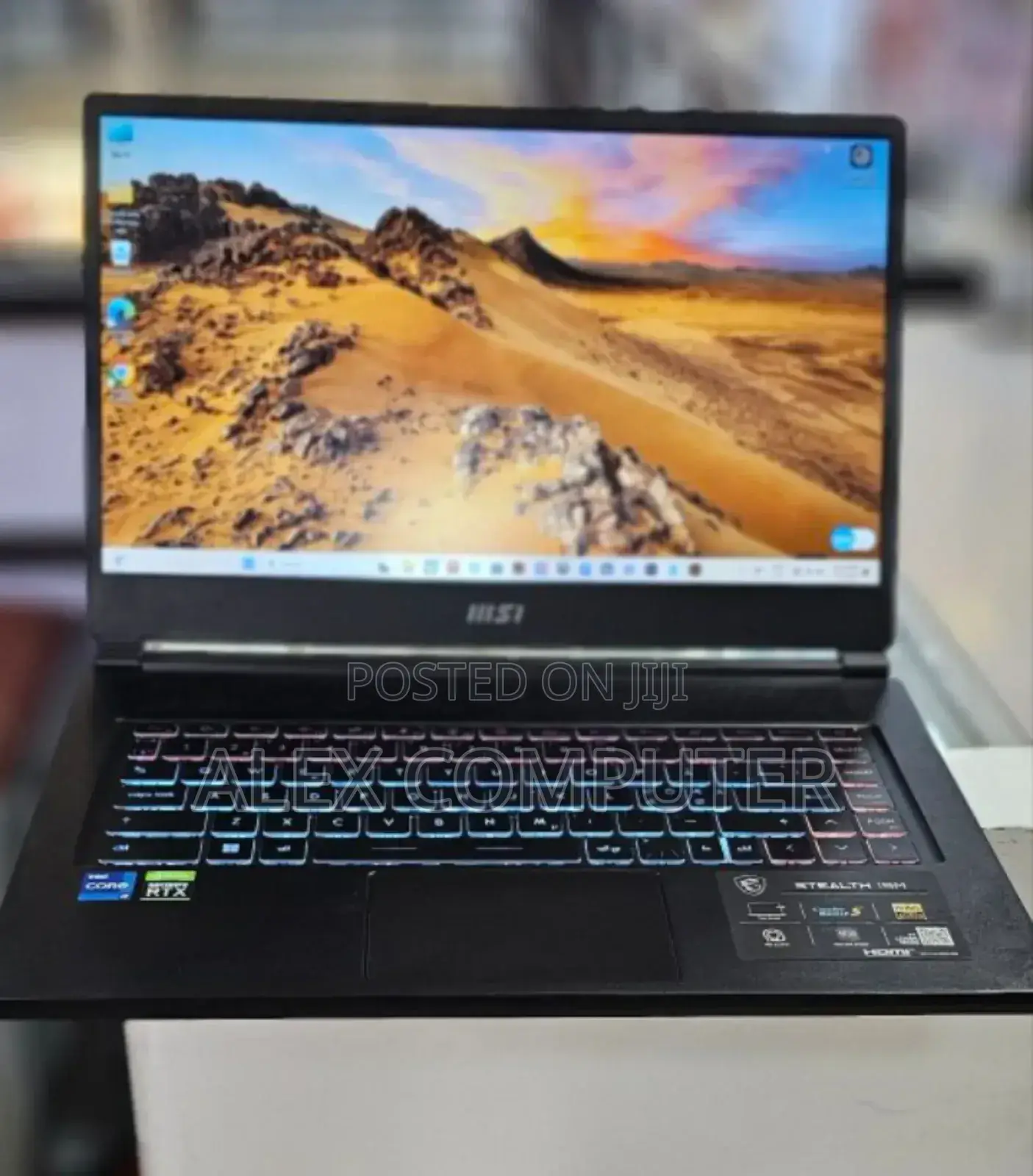 New Laptop MSI GS75 Stealth 16GB Intel Core I7 SSD 1T