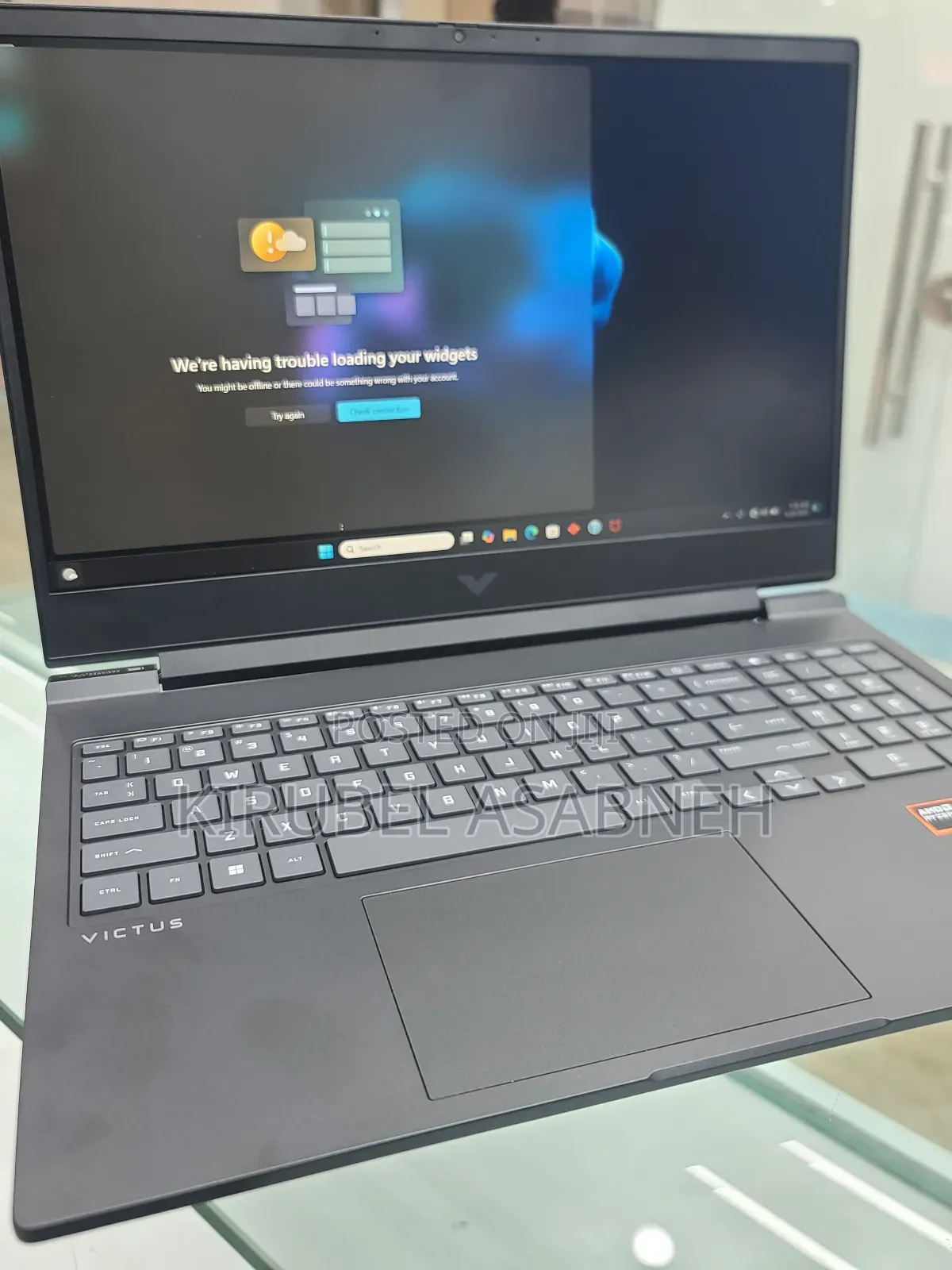 New Laptop HP Victus 16 16GB AMD Ryzen 7 SSD 512GB