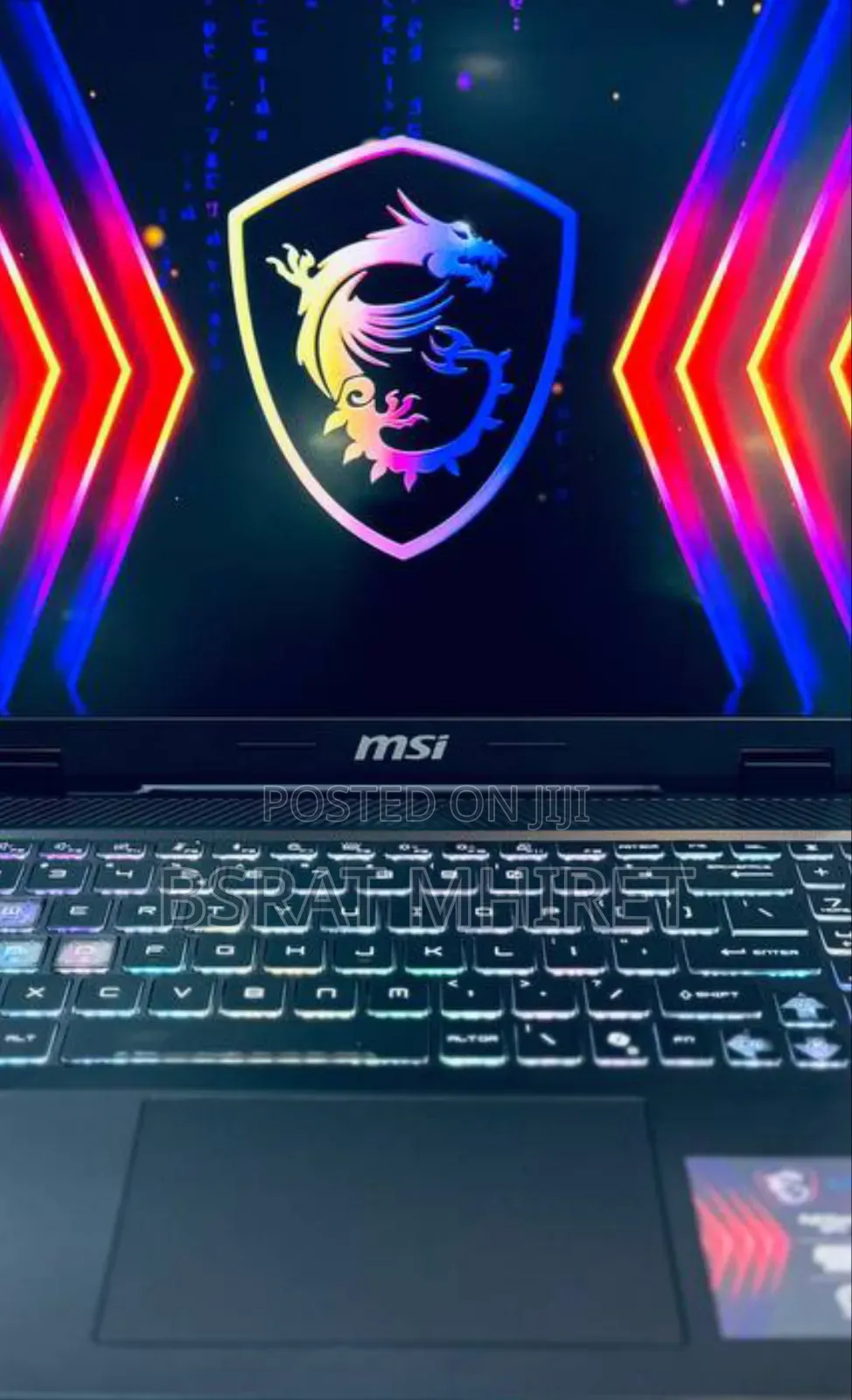 New Laptop MSI GF63 16GB Intel Core I7 SSD 1T