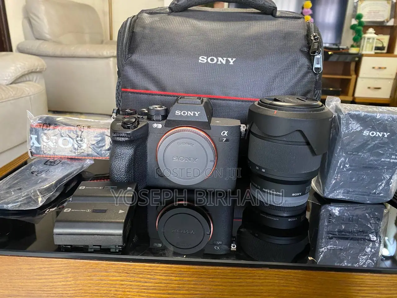 Sony Alpha Camera Mark Four Body With Different Lens Options