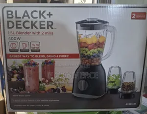 Photo - Black and Decker Blender With Grinder Mill and Chopper Mill