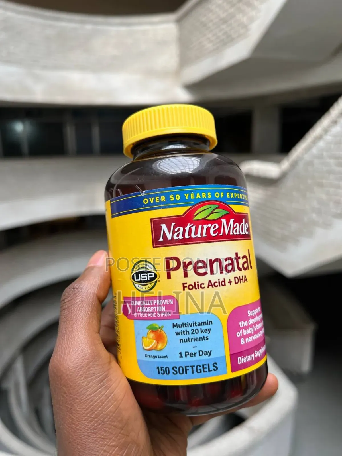 Omega_3 Fatty Acid,ዲኤችኤ እና የተለያዩ ንጥረ ነገሮችን የያዘ Prenatal