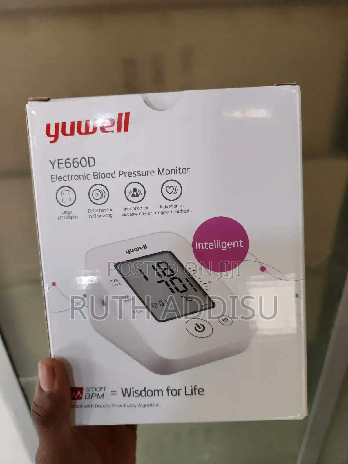 Digital የደም ግፊት መለኪያ መሳሪያ በቻርጅ የሚሰራ Digital Bp Monitor