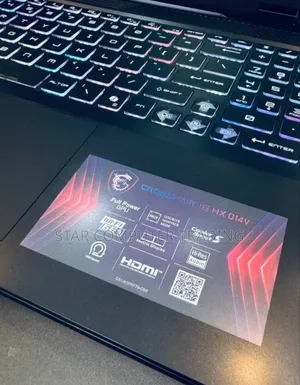 Photo - New Laptop MSI Crosshair 15 B12U 16GB Intel Core I7 SSD 1T