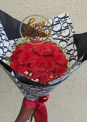 Red Natural Flower አበባ