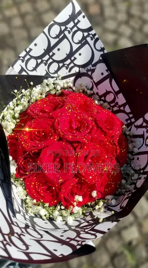 Red Natural Flower አበባ