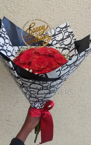 Red Natural Flower አበባ