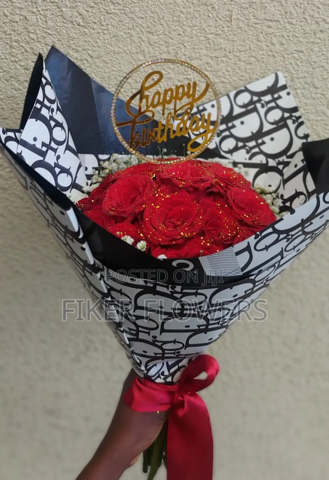 Red Natural Flower አበባ