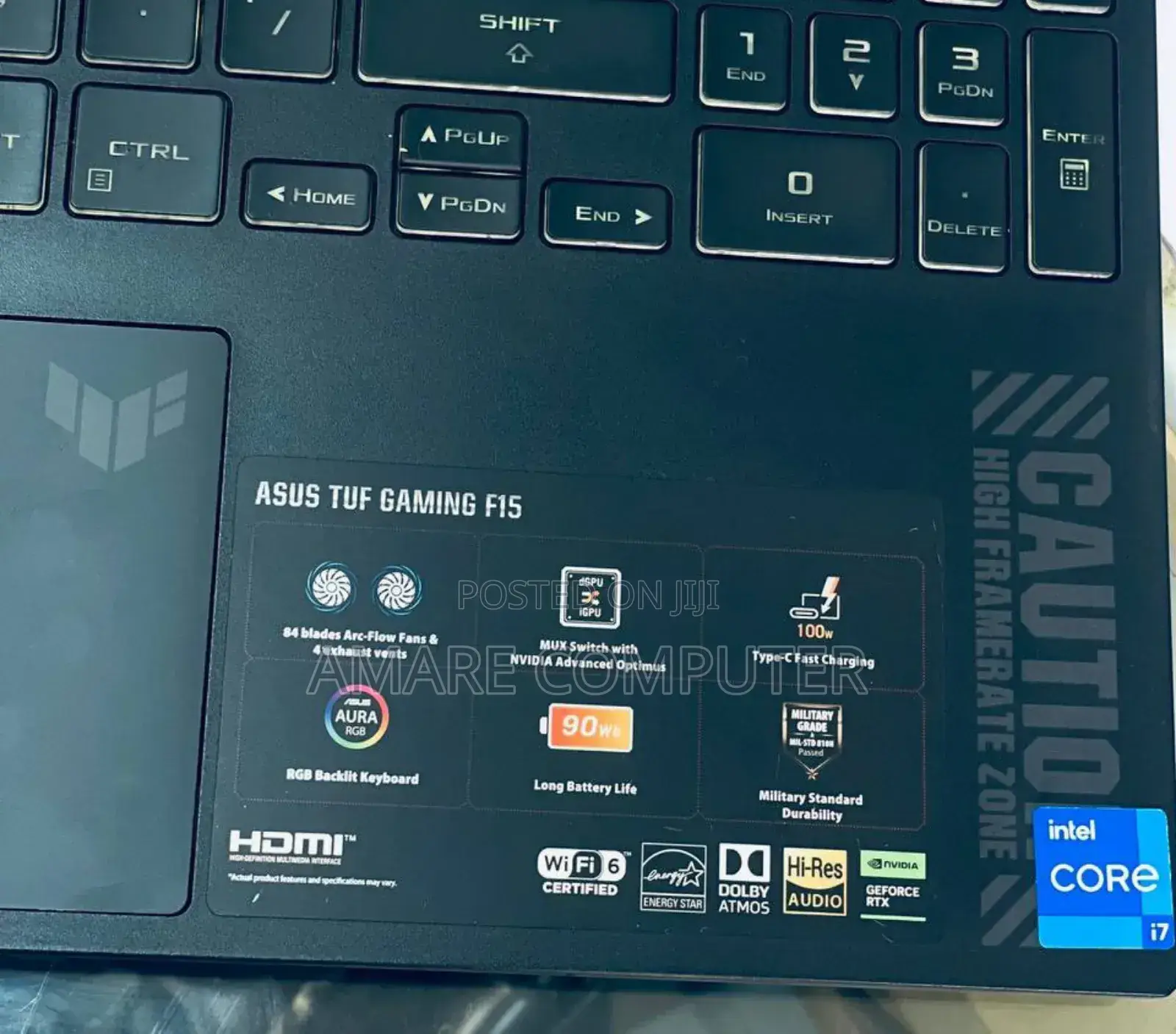 New Laptop Asus TUF Gaming A15 16GB Intel Core I7 SSD 512GB