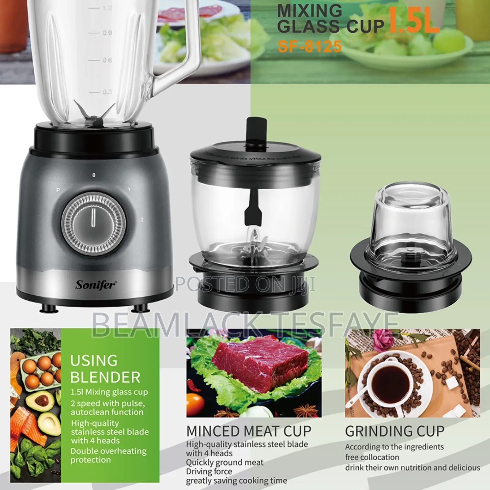 ሳነፍፈር 3 in 1 Super መፍጫ