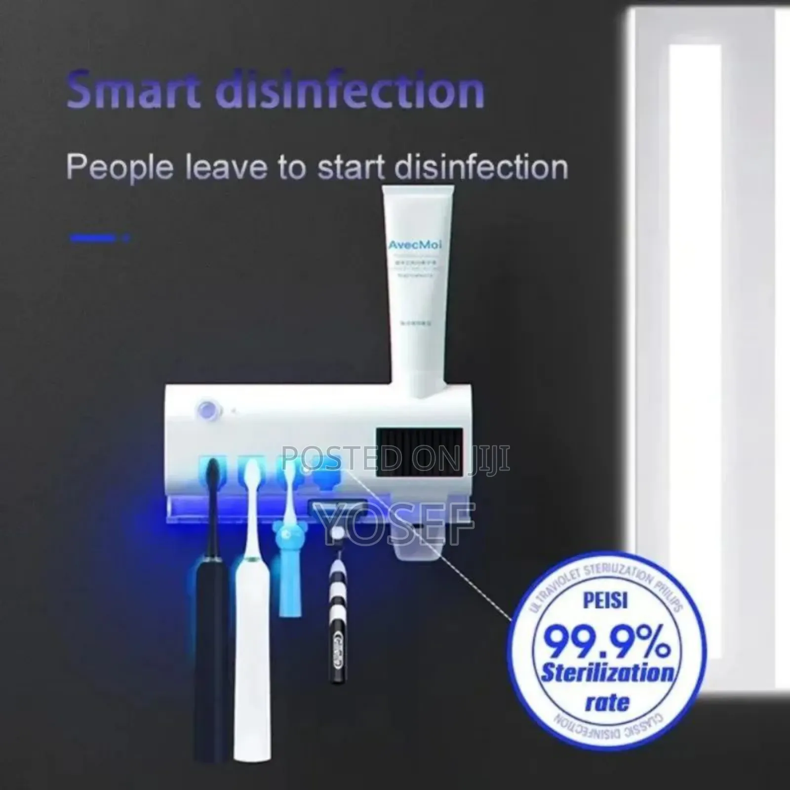 Toothbrush Sterilizer and Dispenser,