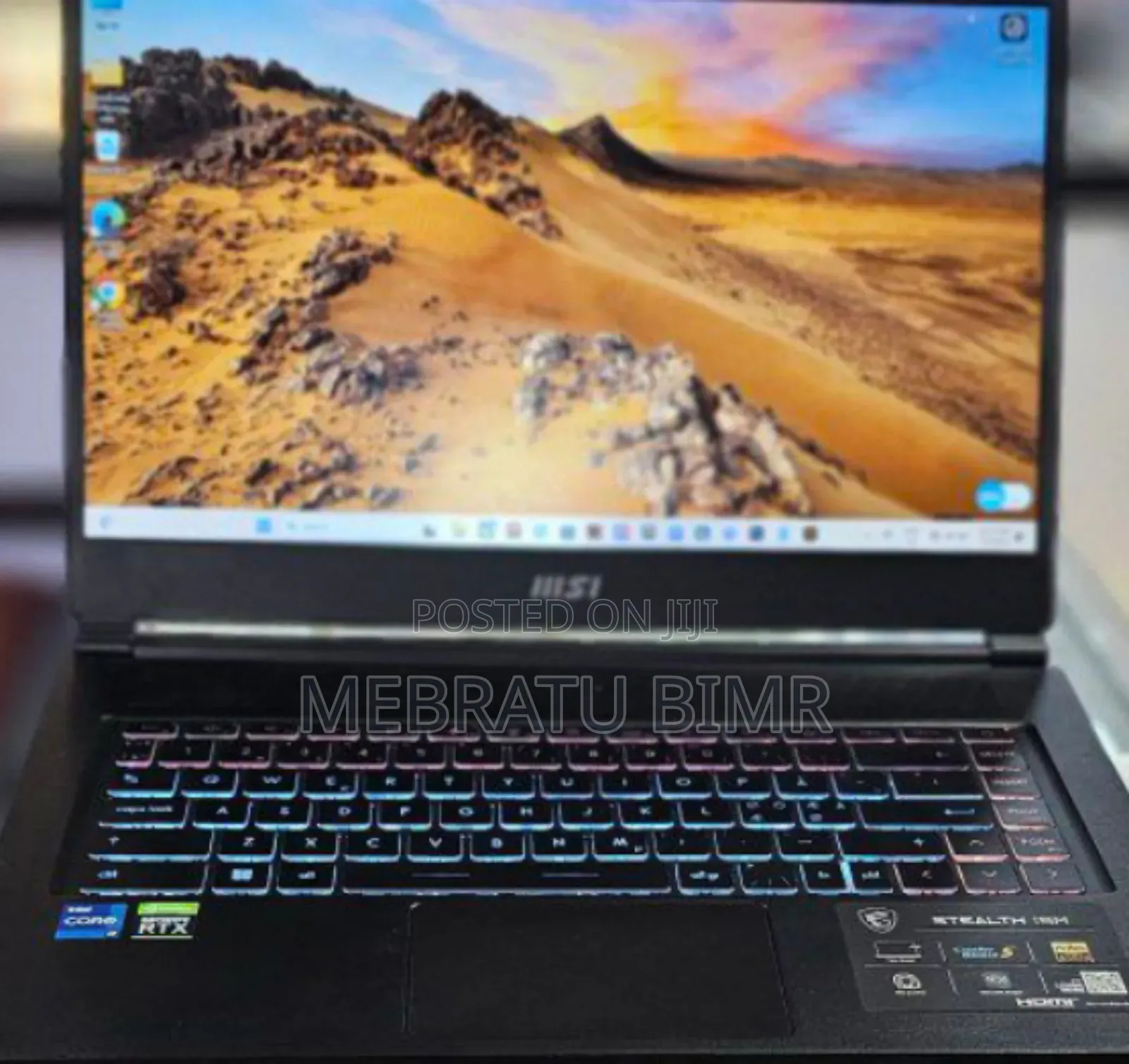 New Laptop MSI Stealth GS77 16GB Intel Core I7 SSD 1T