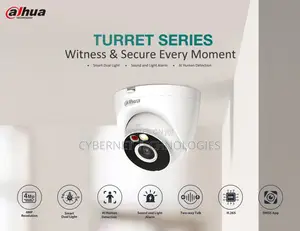 Photo - Dahua 4mp Wi-fi Turret Network Camera