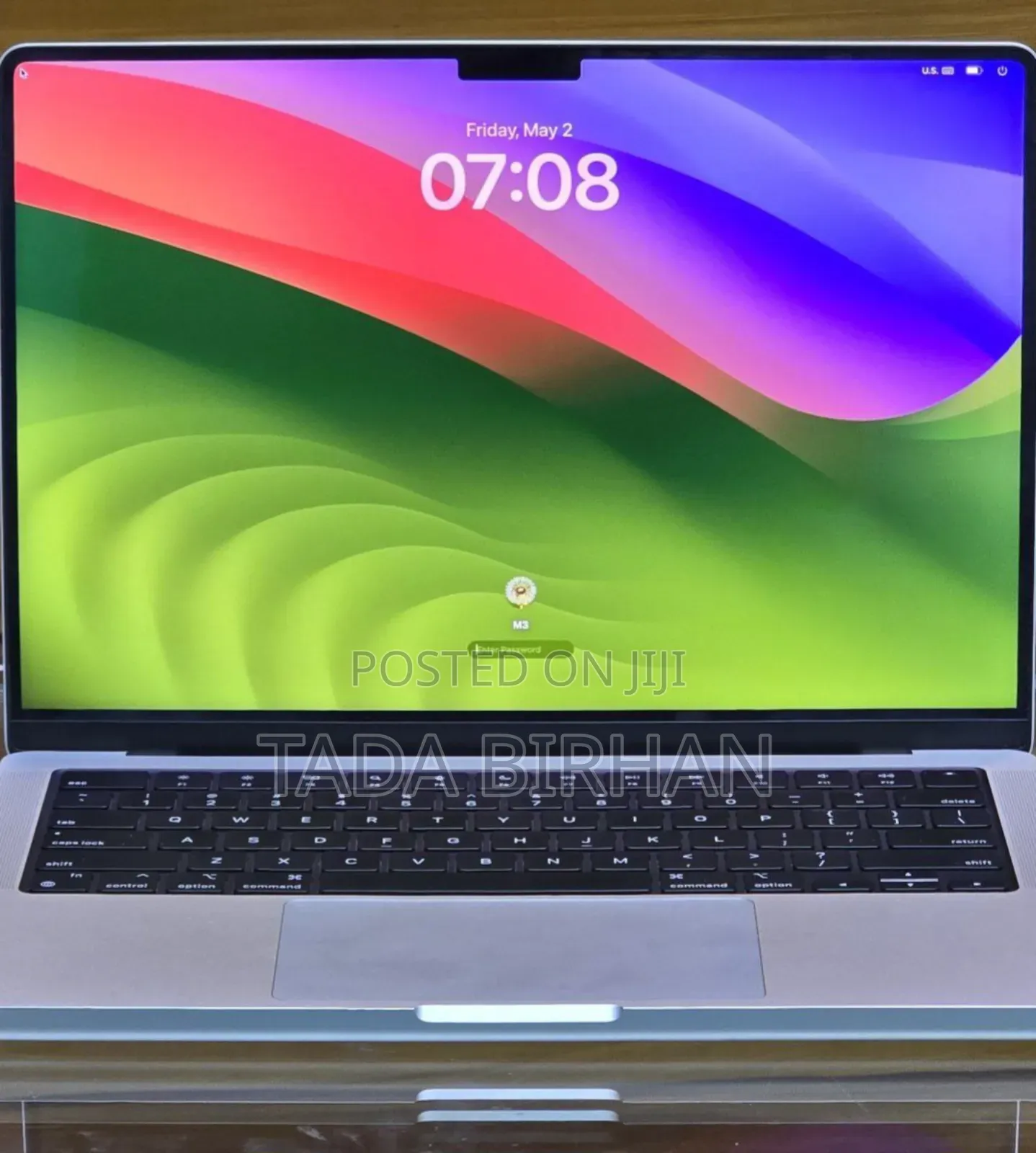 New Apple MacBook Pro 2023 M3 14-Inch 8GB Intel Core M3 SSD 512GB